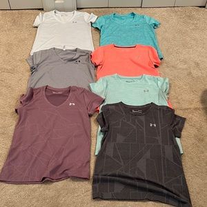 7 under Armour womens tshirts size medium